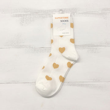 Ladies Cotton Love Stockings Cotton Simple Women s Socks