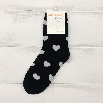 Ladies Cotton Love Stockings Cotton Simple Women s Socks